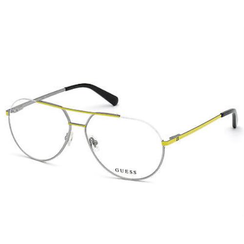 Guess GU1999-040-59 Matte Yellow Eyeglasses - Frame: Matte Yellow