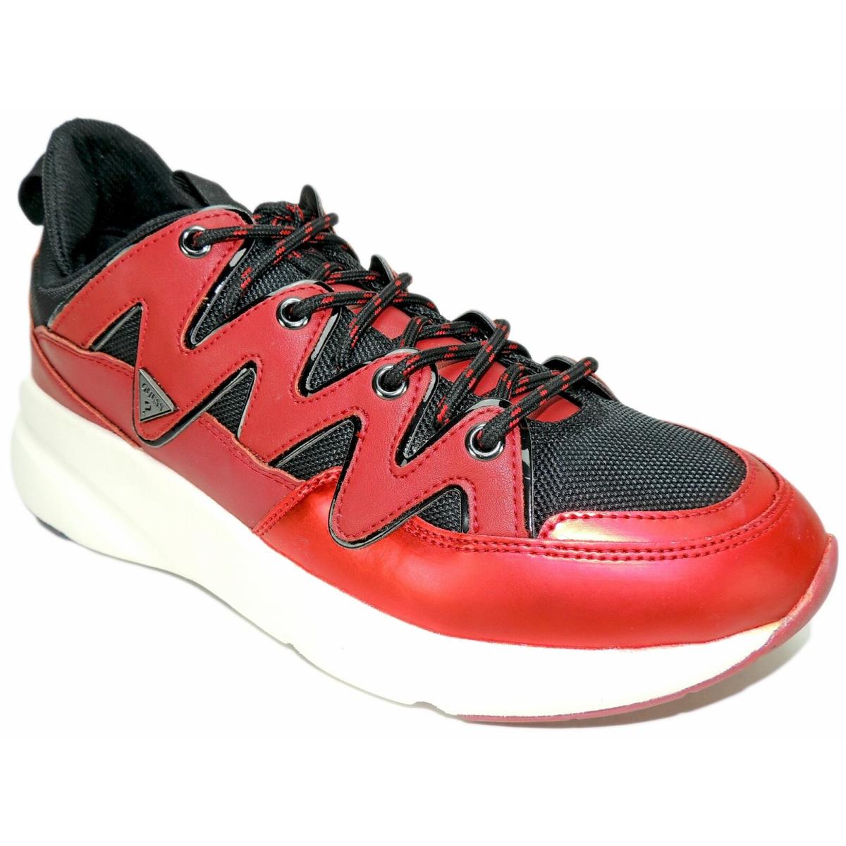 Guess Men`s Tane Low-top Sneakers Dark Red Size 10.5 M