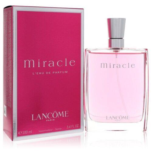 Miracle Perfume By Lancome Eau De Parfum Spray 3.4oz/100ml For Women