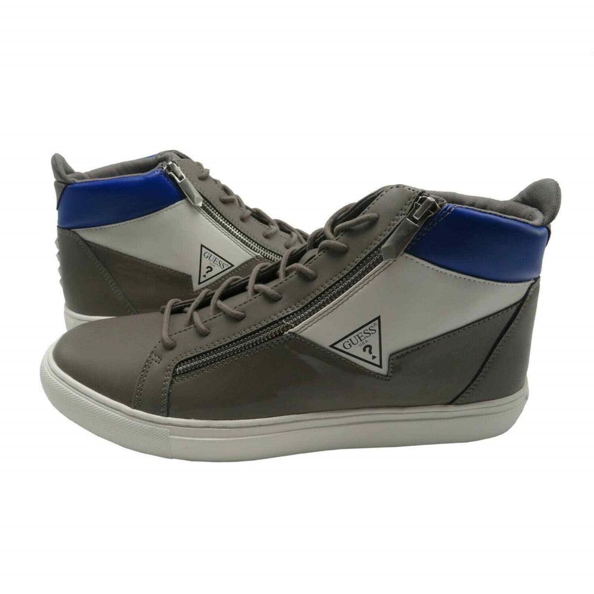 Guess Men`s Bari Colorblock Logo High-top Sneakers 12