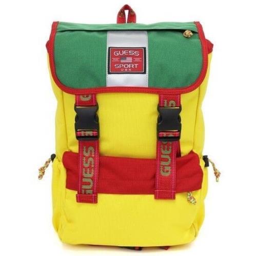 Guess Jeans Usa Sport Farmers Market by Sean Wotherspoon Backpack- Green/yellow