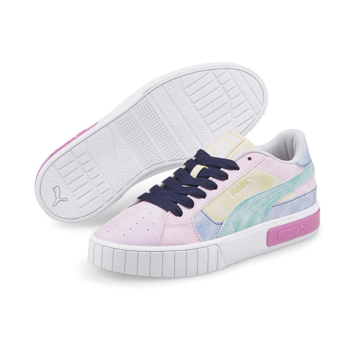 383677-02 Womens Puma Cali Star Tie Dye - Opera Mauve-Puma White-Porcelain