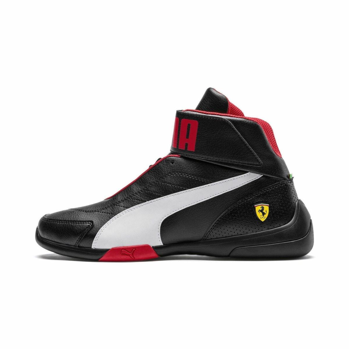 306220-02 Mens Puma SF Ferrari Kart Cat Mid Iii - Black