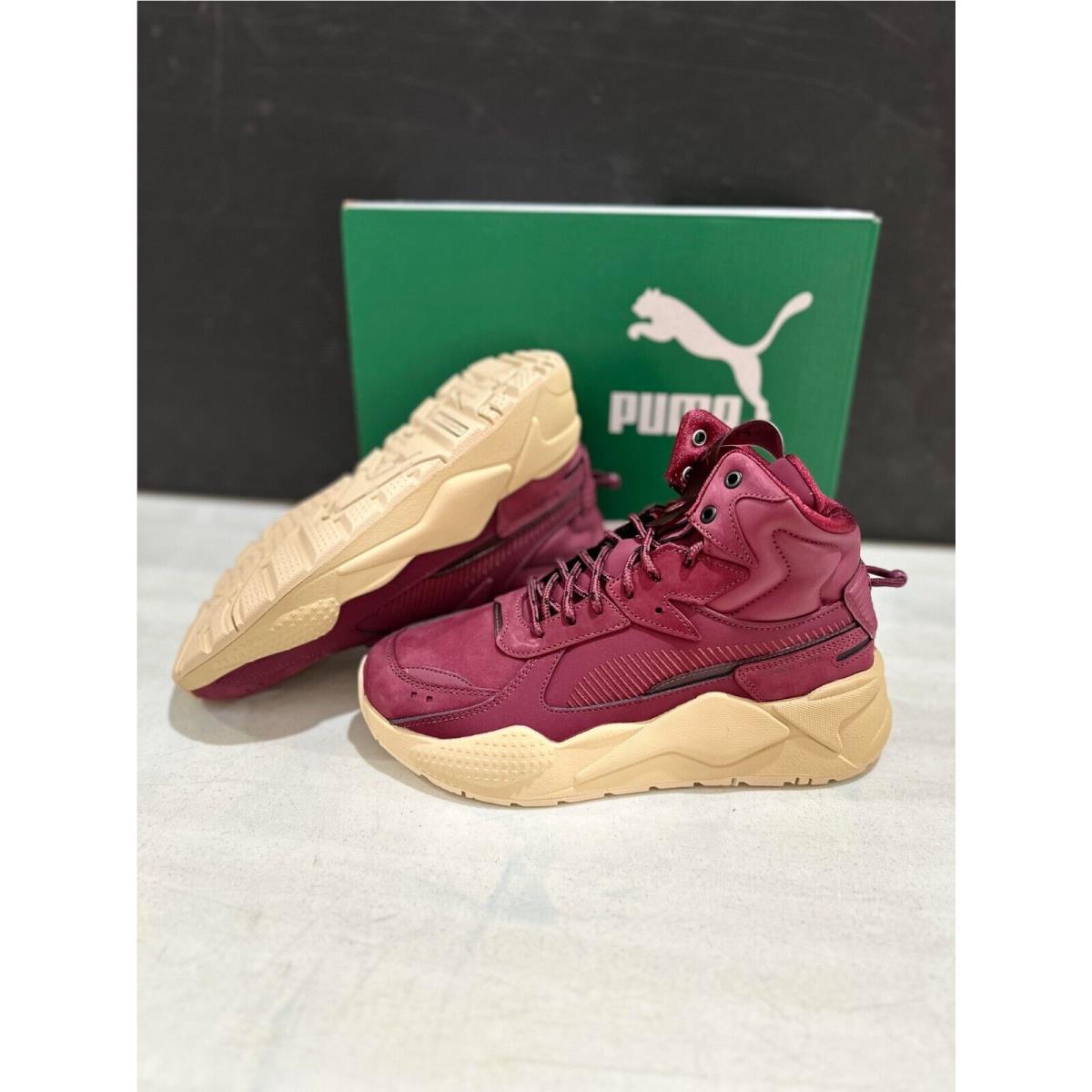 Burgundy pumas youth hotsell