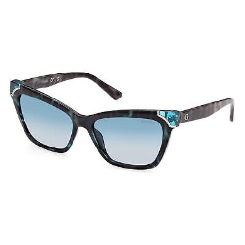 Guess GU7840-89W-57 Turquoise/other / Gradient Blue/ Sunglasses