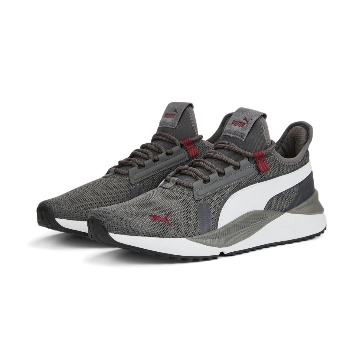 384634-13 Mens Puma Pacer Future Street Plus - Castlerock/White/Cordovan