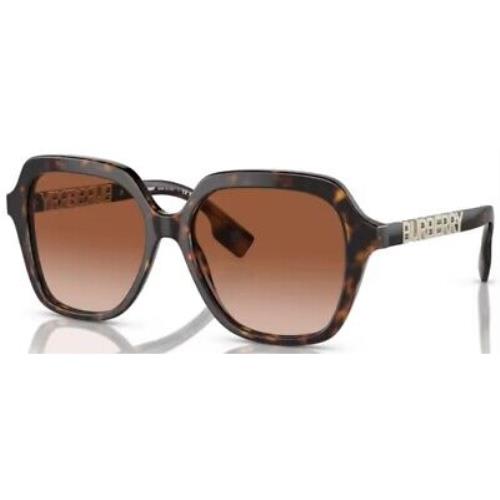 Burberry Joni BE4389 300213 Sunglasses Women`s Dark Havana/brown Gradient 55mm
