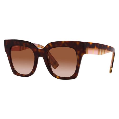 Burberry Women`s Kitty 49mm Dark Havana Sunglasses BE4364-407513-49