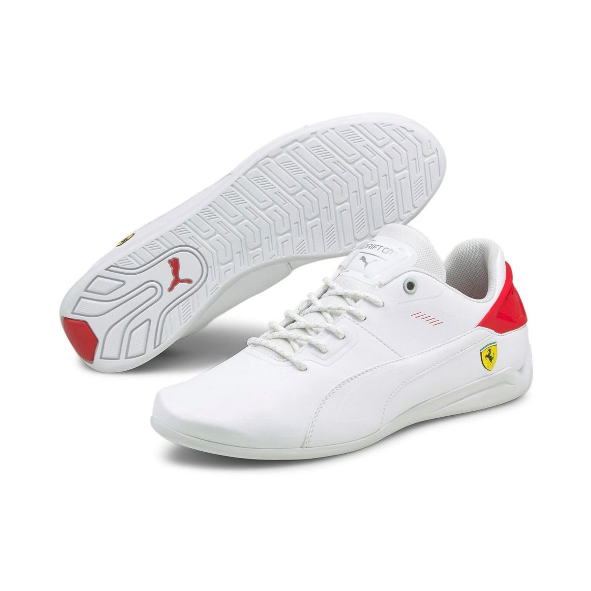 306864-02 Mens Puma Ferrari Drift Cat Delta - White