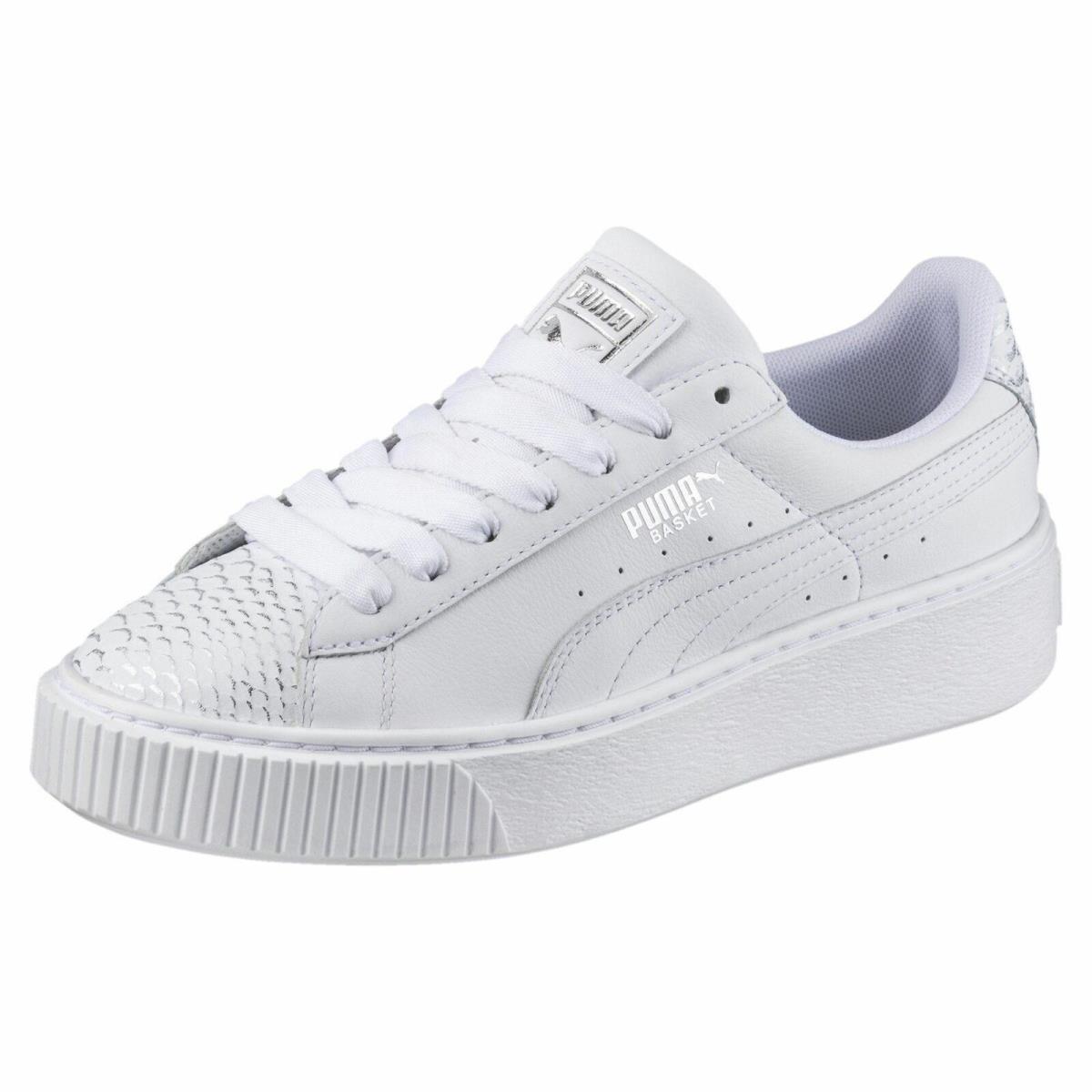 366442-02 Womens Puma Basket Platform Ocean