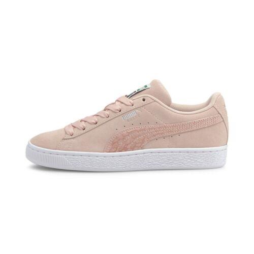 382567-01 Womens Puma Suede Iridium Wild - Pink