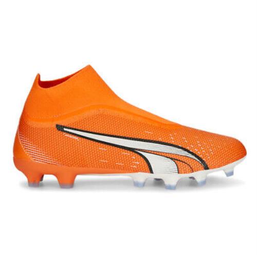 Puma Ultra Match Ll Firm Groundag Soccer Cleats Mens Orange Sneakers Athletic Sh