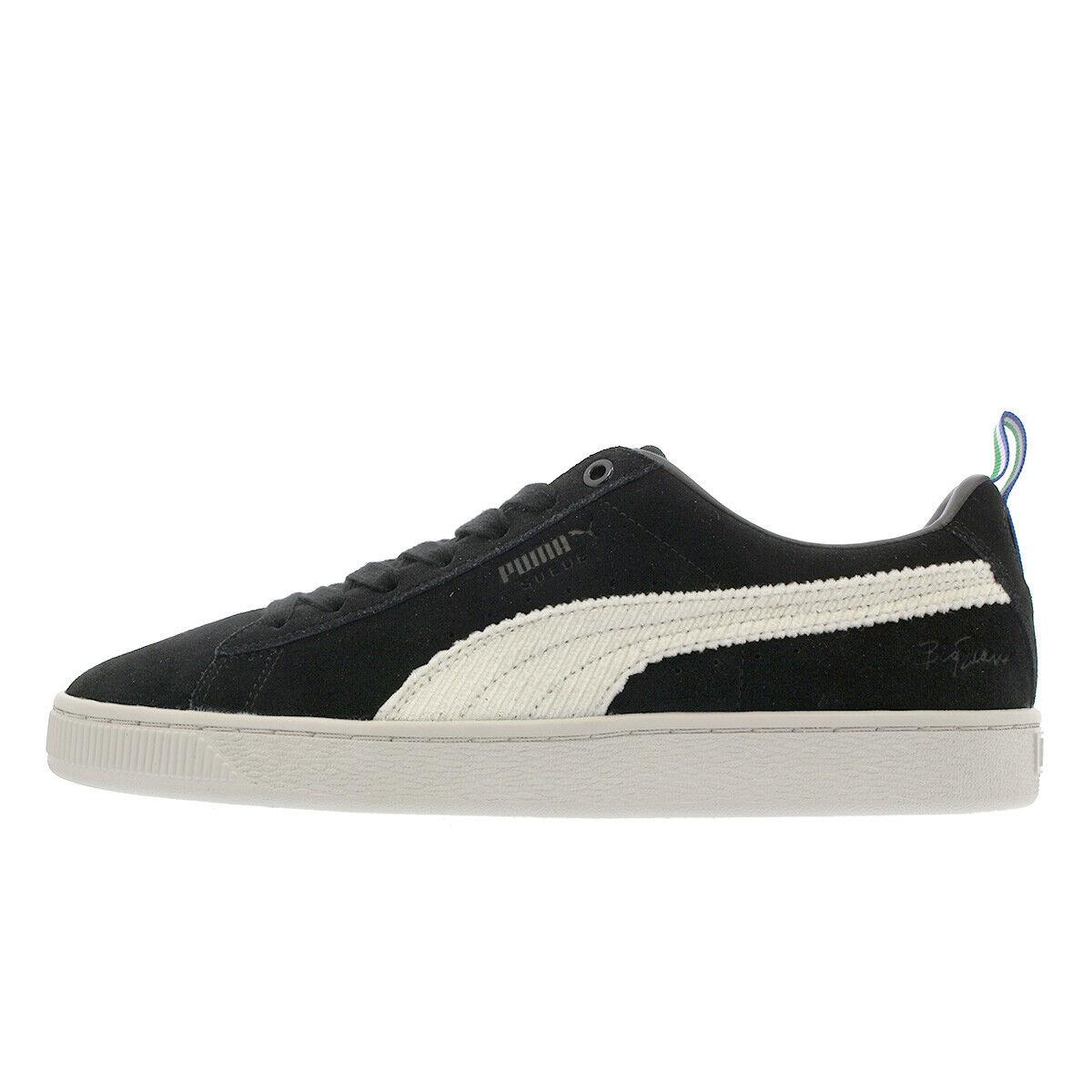 Puma Suede Black White Big Sean Leather Lace Up Mens Trainers 367407 01 Y46B