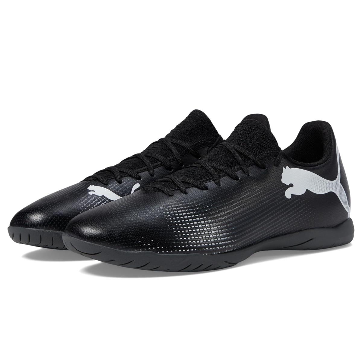 Man`s Sneakers Athletic Shoes Puma Future 7 Play Indoor Training - Puma Black/Puma White