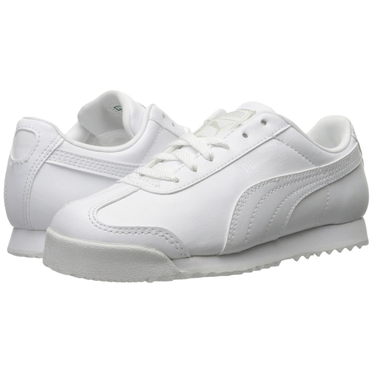 Children Unisex Puma Kids Puma Kids Roma Basic Sneaker Little Kid/big Kid Puma White/Gray Violet