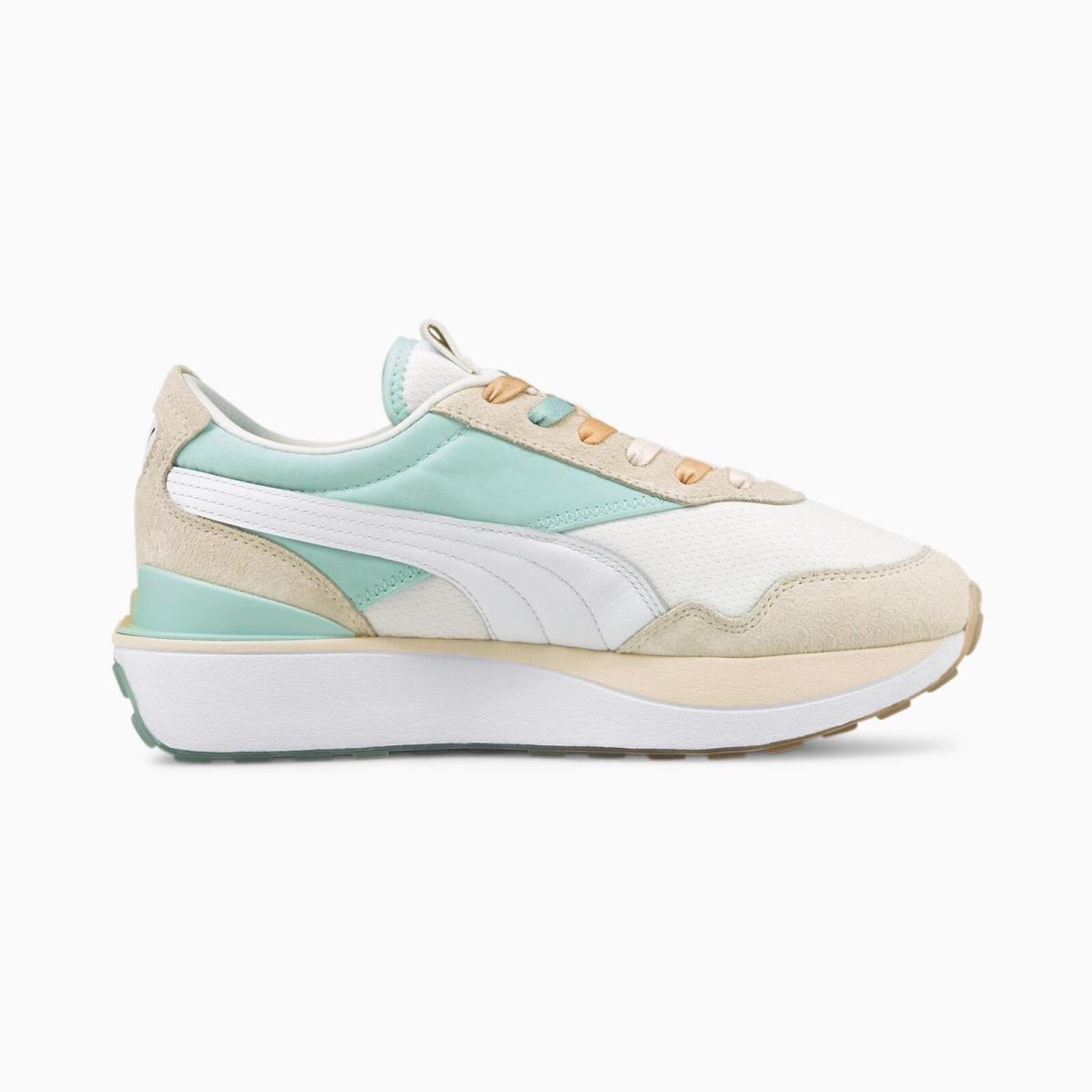 Puma Women`s Cruise Rider Gloaming Trainers - Puma White/Eggshell Blue