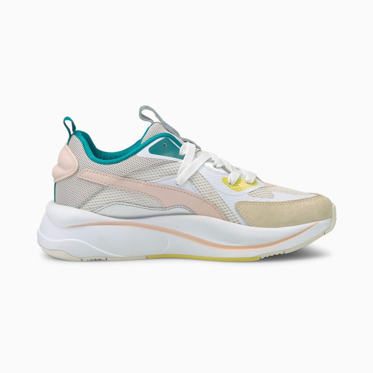 Puma Women`s RS Curve Ocean Queen Sneakers Eggnog/Cloud Pink/Parasailing