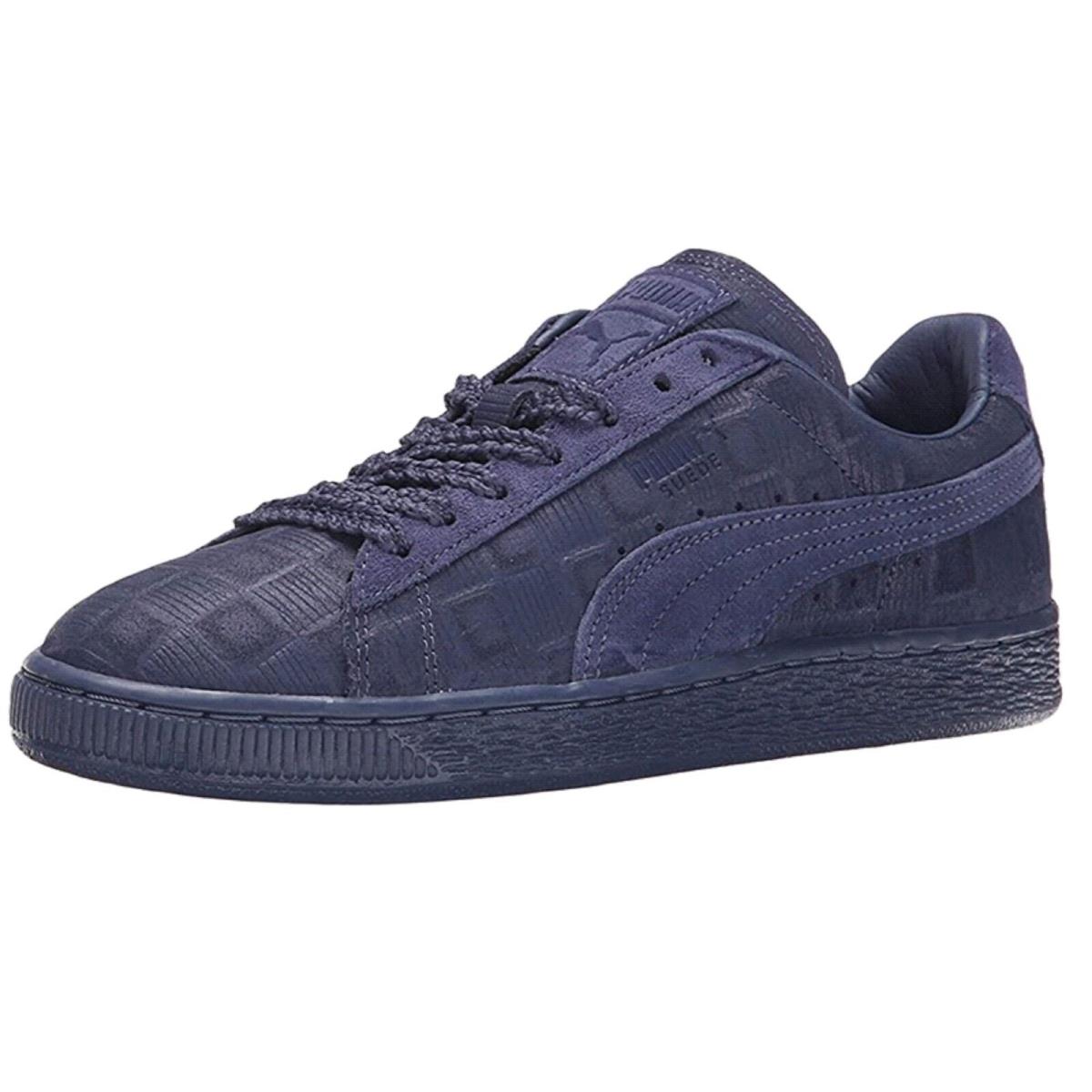 Puma Women`s Suede Classic Squares - Crown Blue/Puma Silver