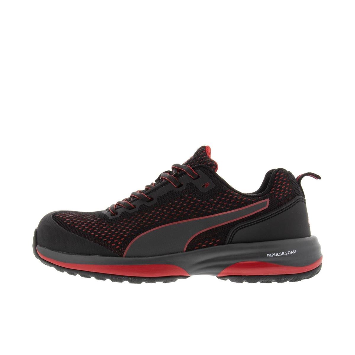 Puma Safety Speed Low Composite Toe Black Red