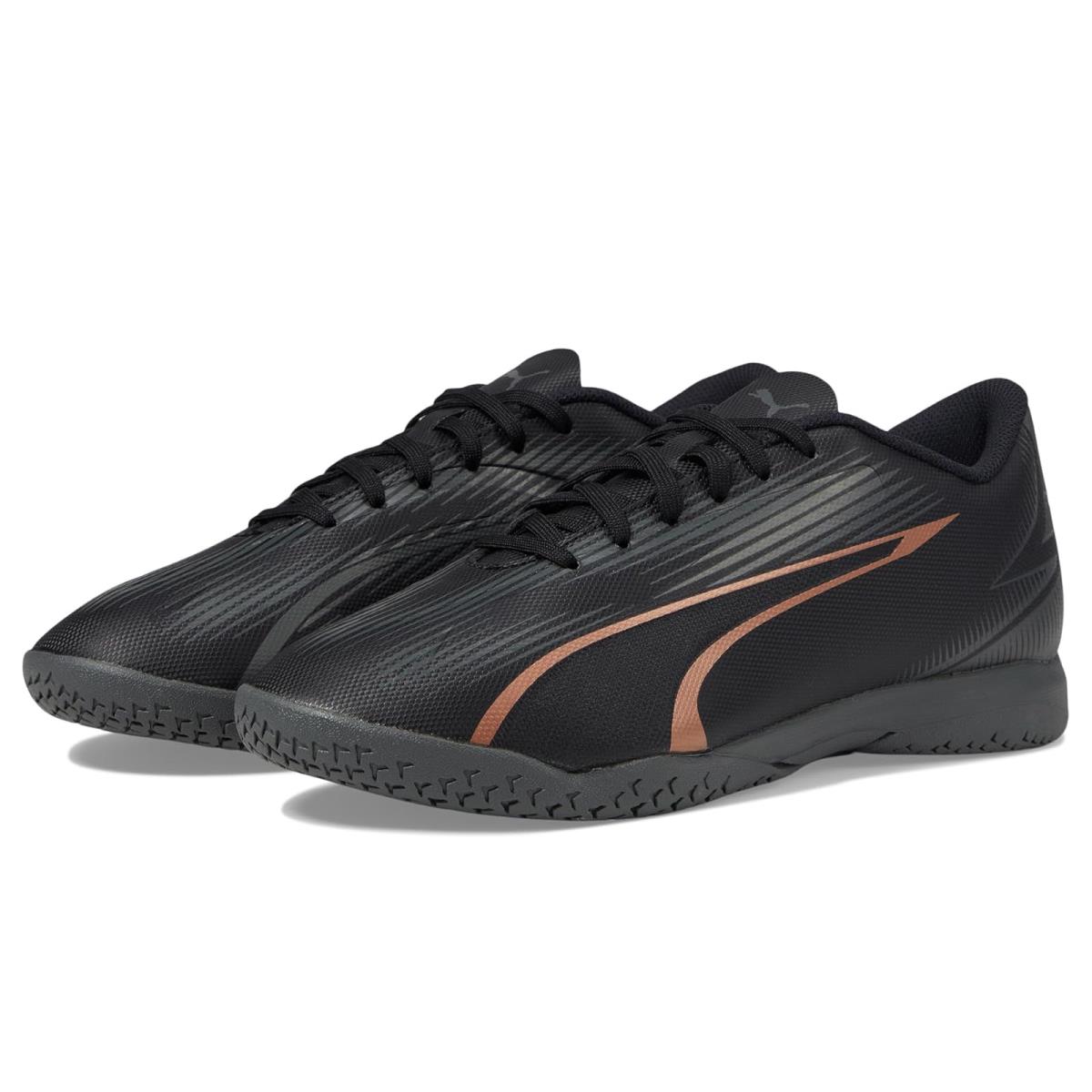 Man`s Sneakers Athletic Shoes Puma Ultra Play Indoor Training - Puma Black/Copper Rose