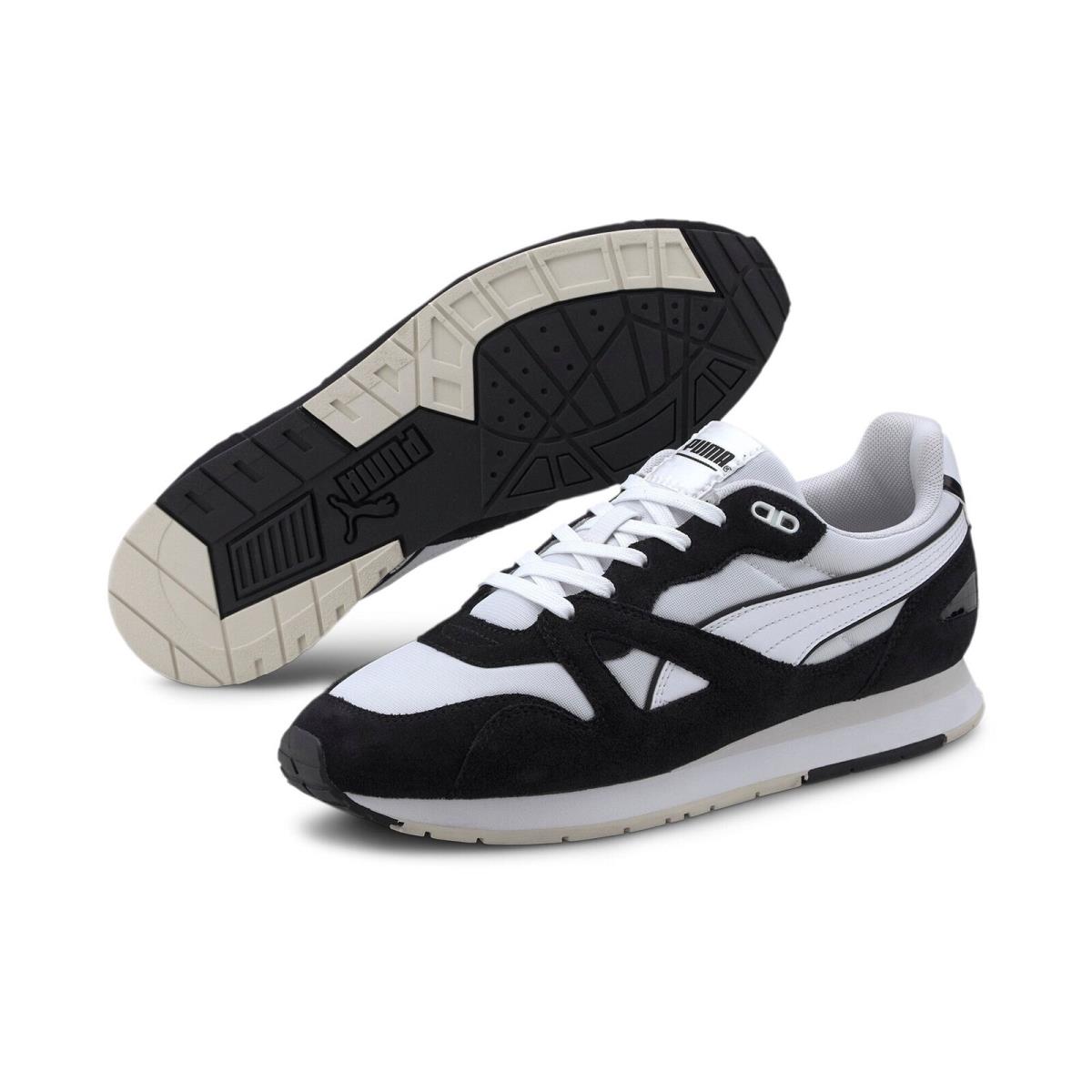 372976-04 Mens Puma Mirage OG `black White` - Black/White