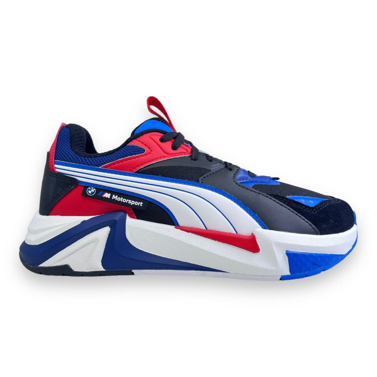 Puma Women`s Bmw M Motorsports Rs-puls Sneakers 307761 01 - Black/Cool Cobalt/Pop Red