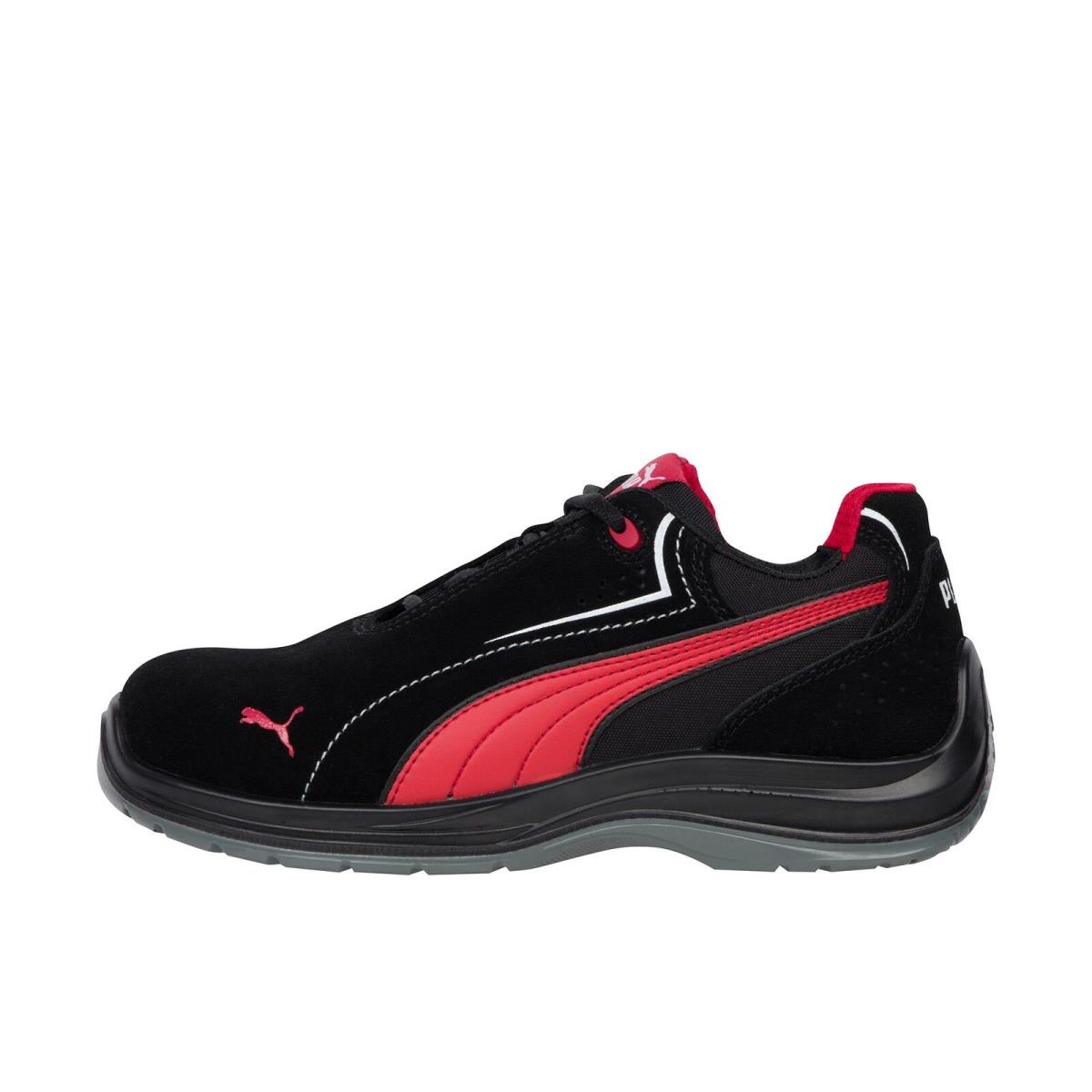 Puma Safety Touring Low Composite Toe Black Suede Black