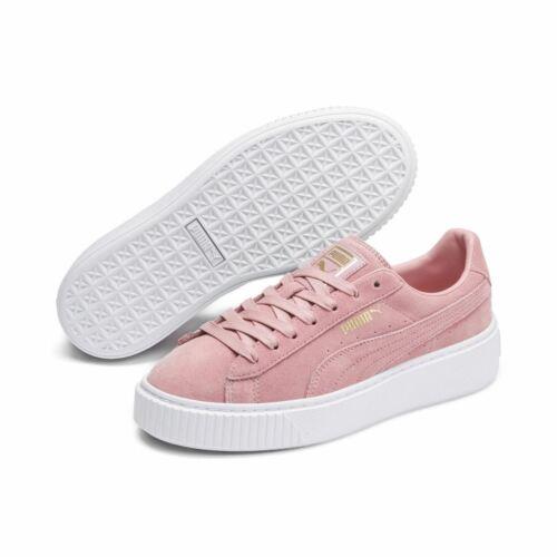 362223-14 Womens Puma Suede Platform - Pink