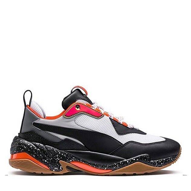 Puma Thunder Electric 367996 01 Orange Mandarin Men SZ 9 - Orange