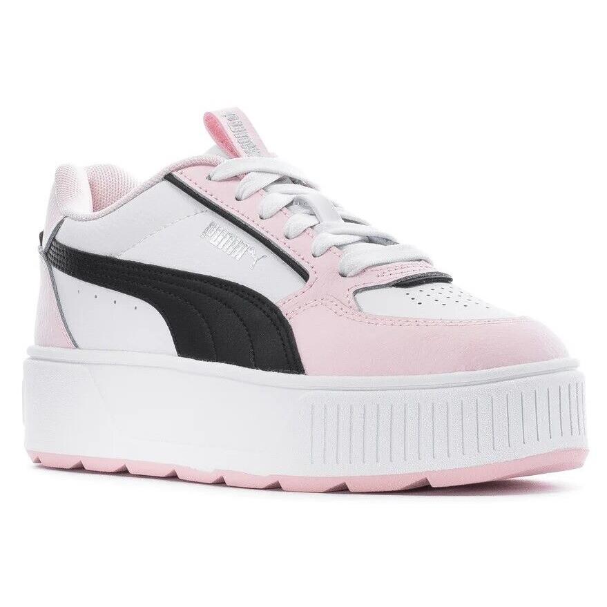 Women`s Puma Karmen Rebelle Puma White-puma Black-pink 387212 18 - Puma White-Puma Black-Pink