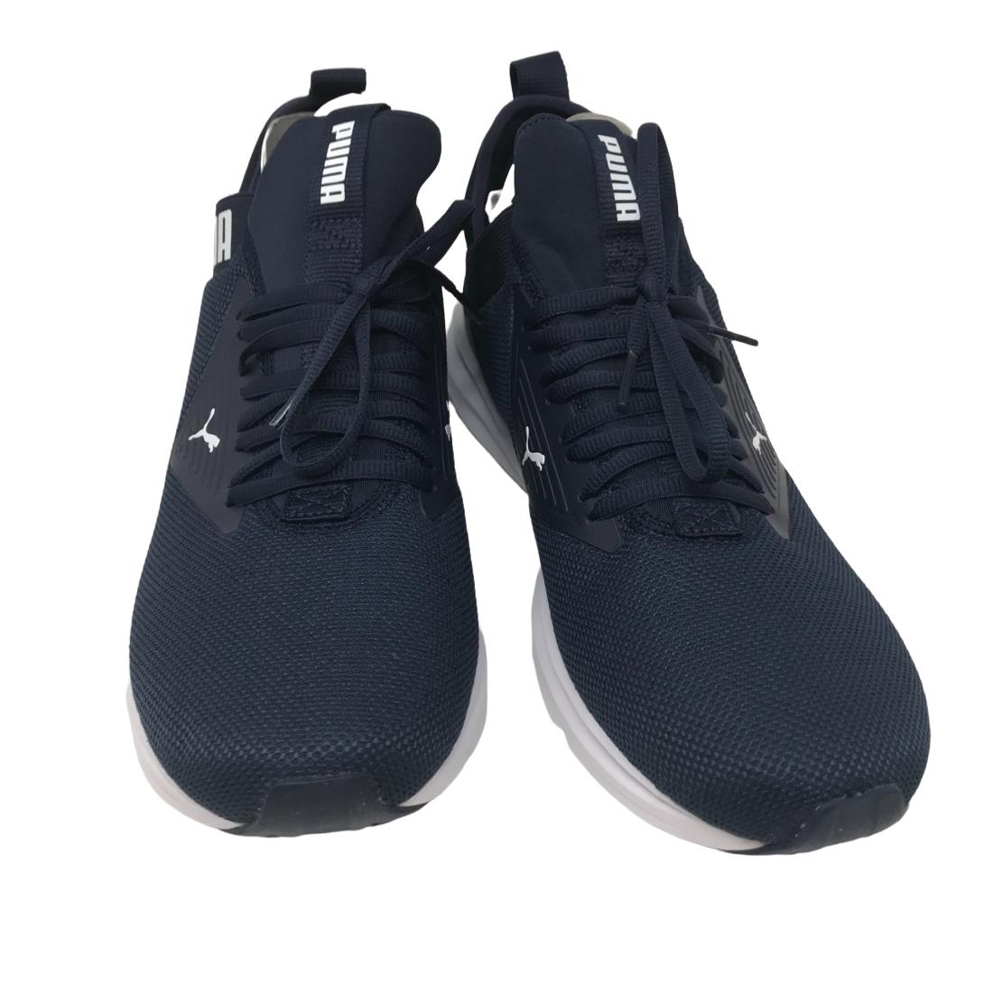 Puma Men`s Enzo Beta Sneaker Size 9M - Peacoat/White