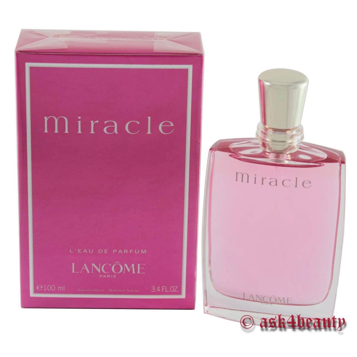 Miracle by Lancome 3.4 oz/100 ml Eau De Perfume Spray For Women