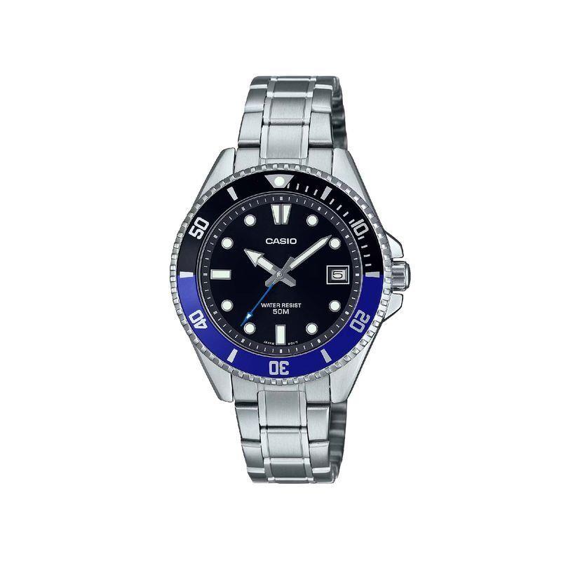 Casio MDV10D-1A2 Unisex Dive Inspired 38 mm Stainless Steel Sports Watch