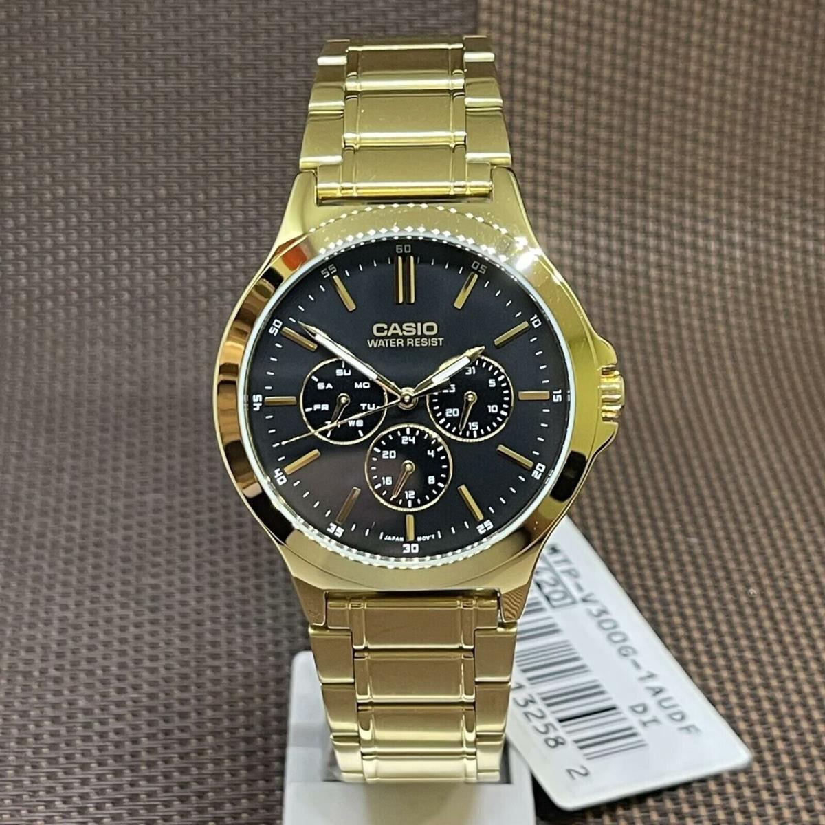 Casio MTP-V300G-1A Gold-tone Stainless Steel Bracelet Men`s Dress Watch