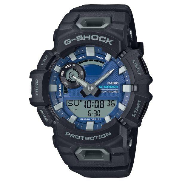 Casio G-shock G-squad GBA-900 Series Blue Dial Black Resin Watch GBA900CB-1A