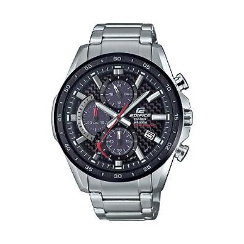 Casio Men`s Edifice Analog-digital Display Quartz Silver Watch EQS-900DB-1AVDF