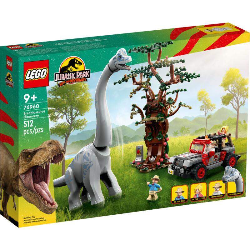 Lego Jurassic Park Brachiosaurus Discovery 76960 Dinosaur Toy 30th Anniversary
