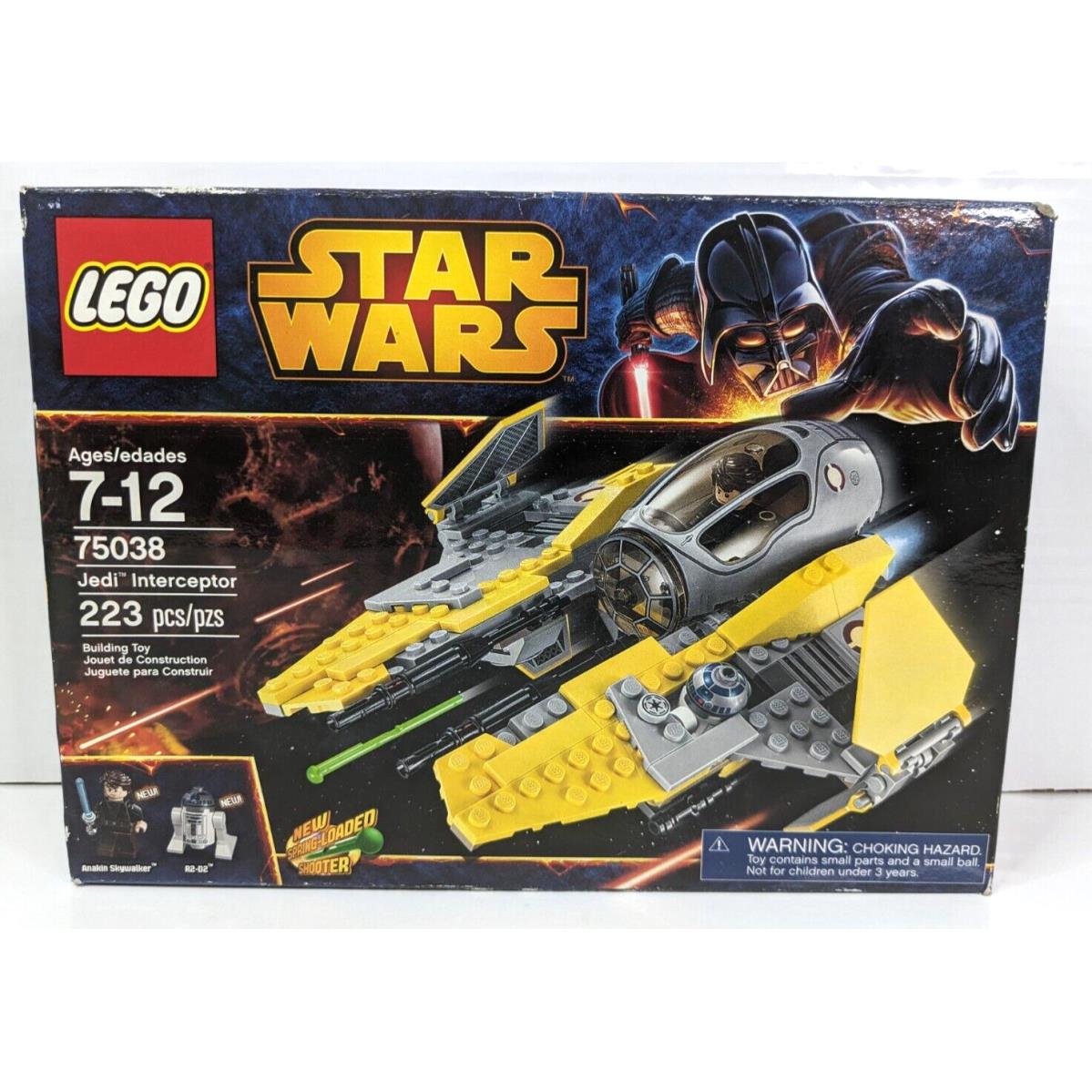 Lego Star Wars: Jedi Interceptor 75038 2014 Anakin Skywalker 223 Pieces