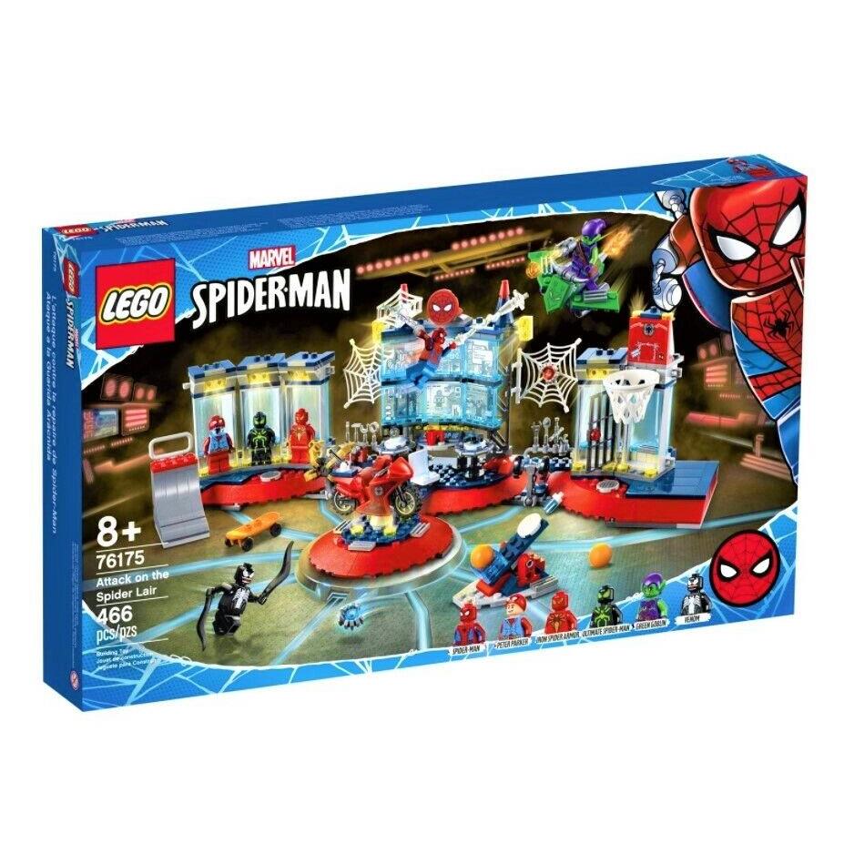Lego 76715 Marvel Spiderman Attack on Spider Lair Venom Green Goblin Collectible