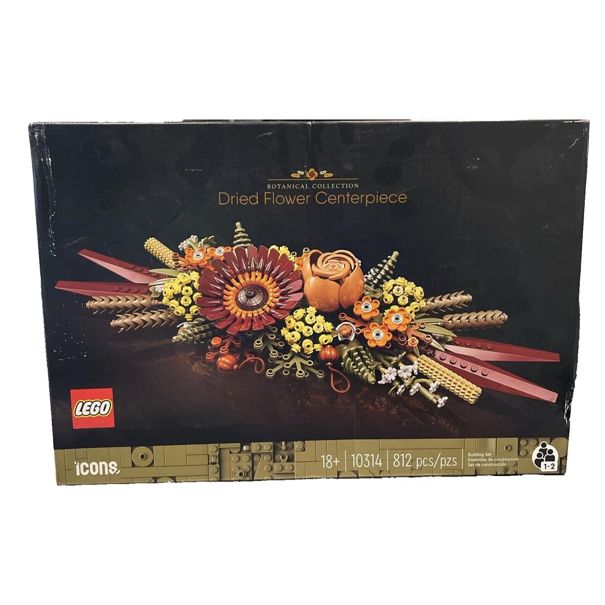 Lego Icons Dried Flower Centerpiece Set 10314 812 Pcs