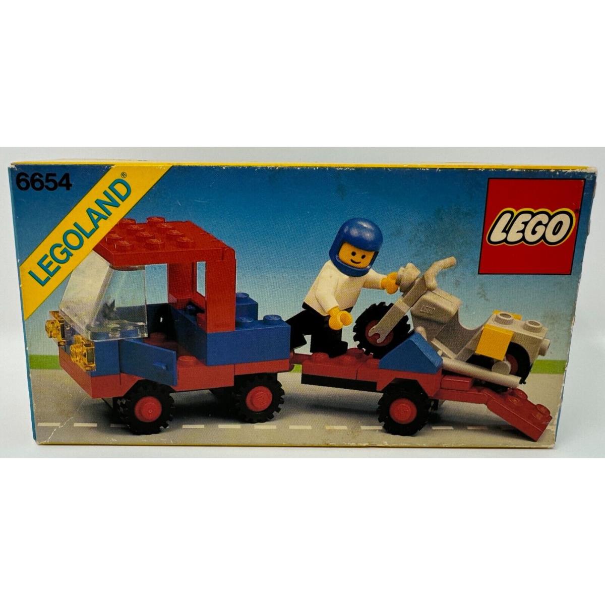 Lego 6654 Motorcycle Transport 1983