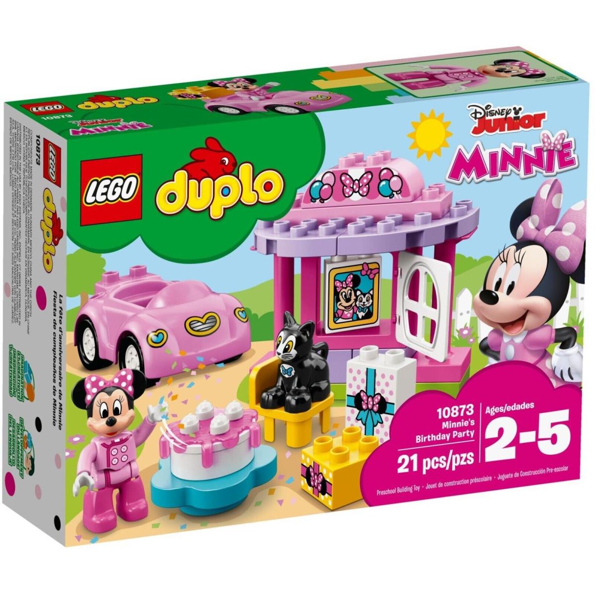 Lego Disney Junior Duplo 10873 Minnie Mouse Birthday Set Retired - Red