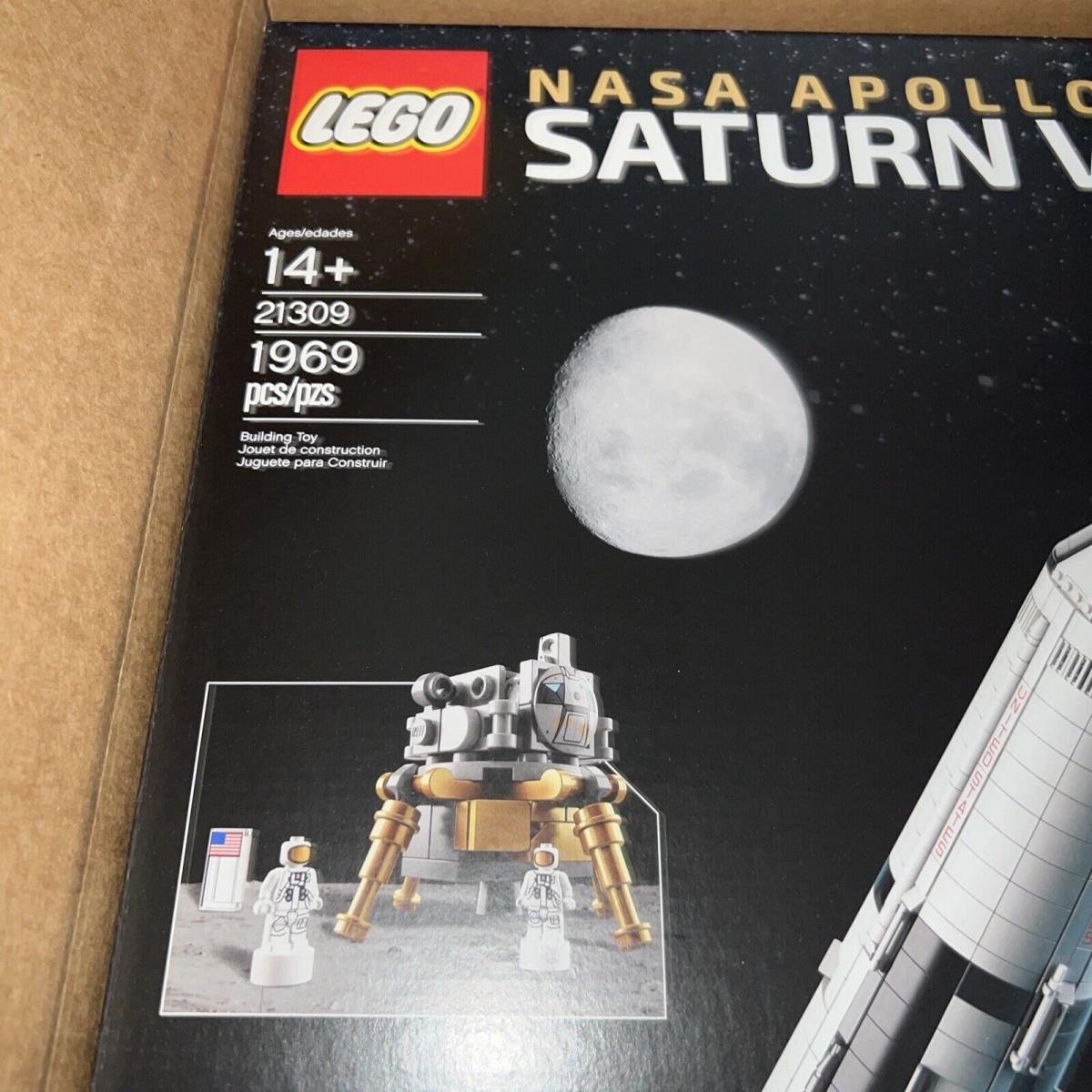 Lego Ideas Nasa Apollo Saturn V 92176 Building Kit 1969 Piece