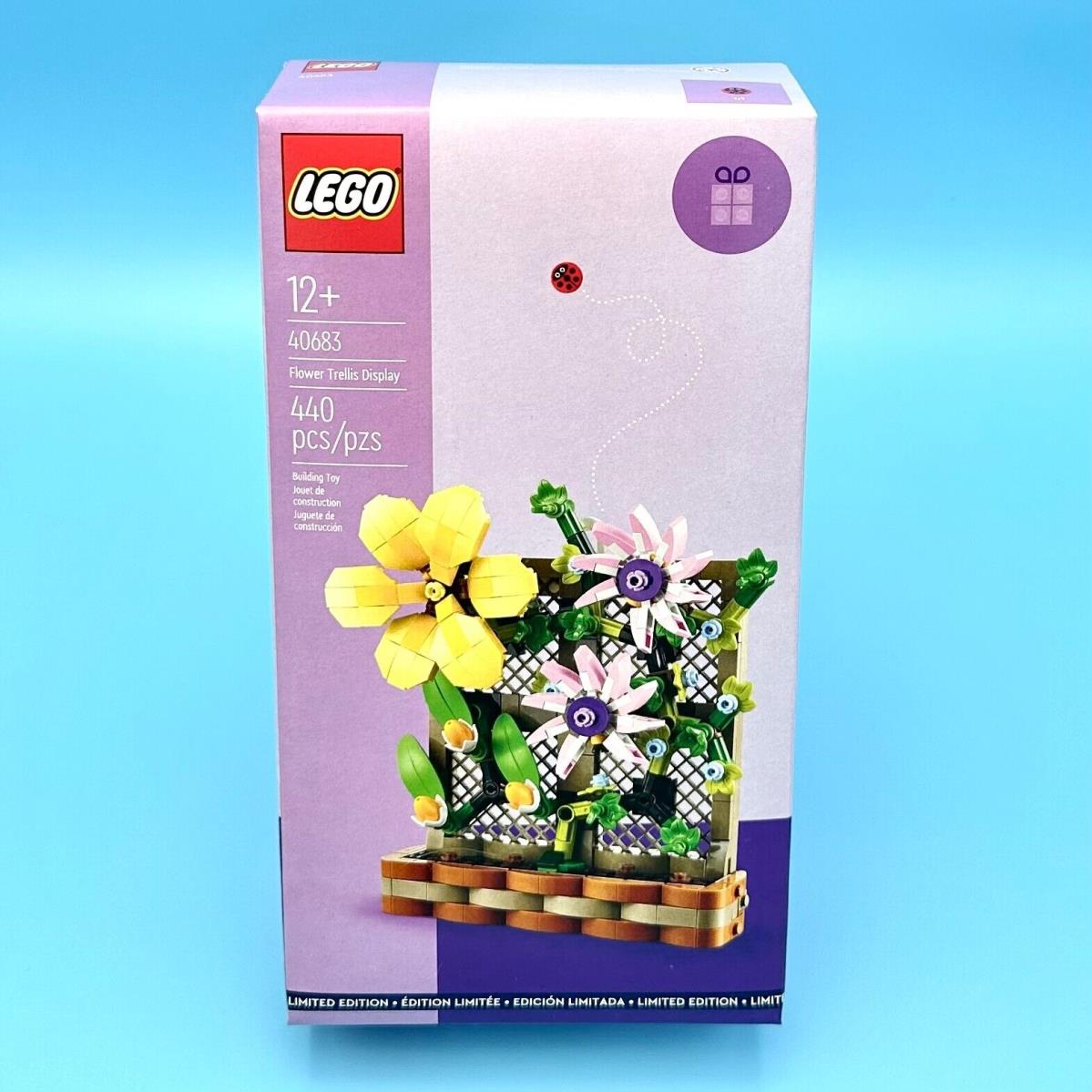 Lego Botanical Flower Trellis Display Gwp 40683 Spring Floral Decor