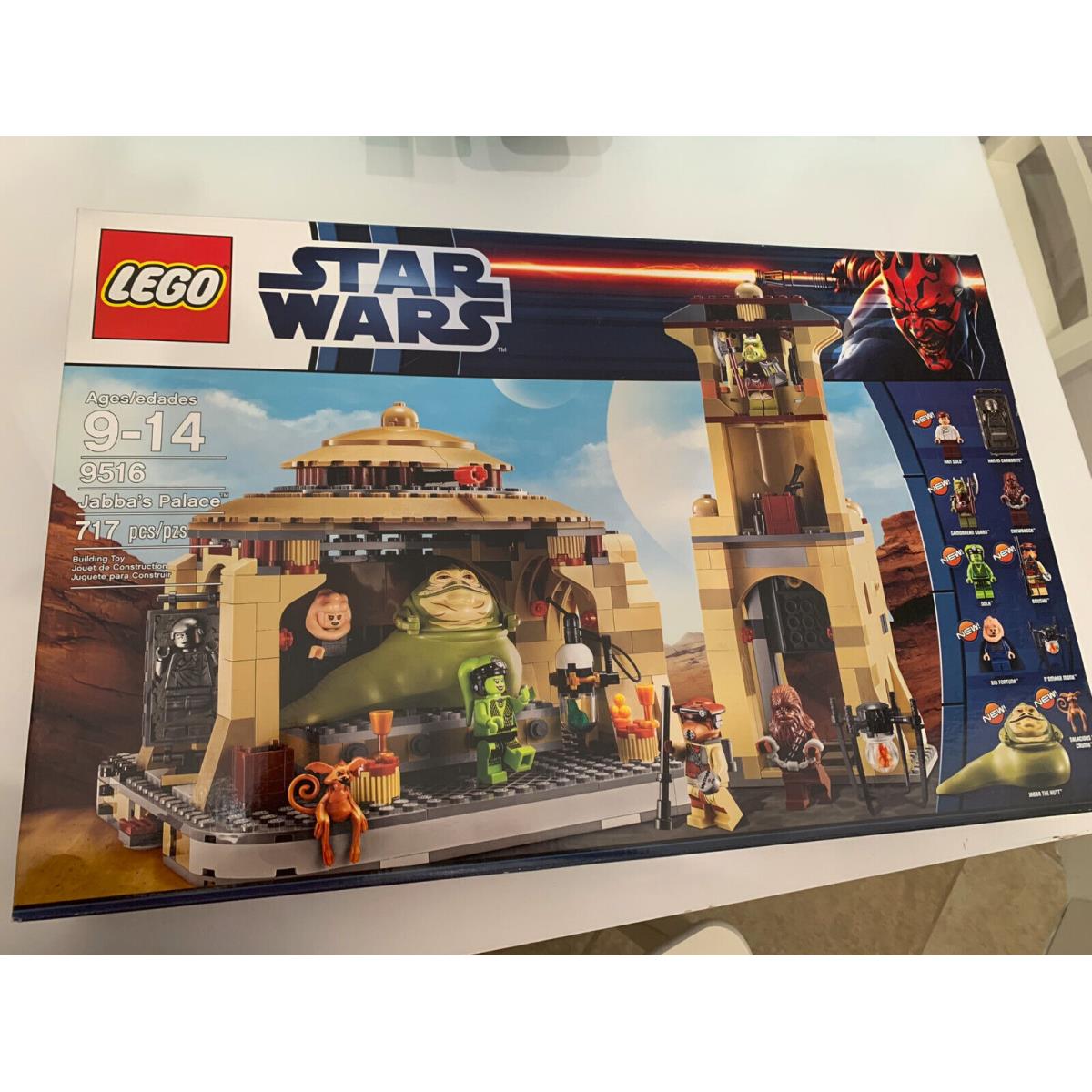 9516 Jabba`s Palace Star Wars Lego Set IN Hand Rotj Return of The Jedi