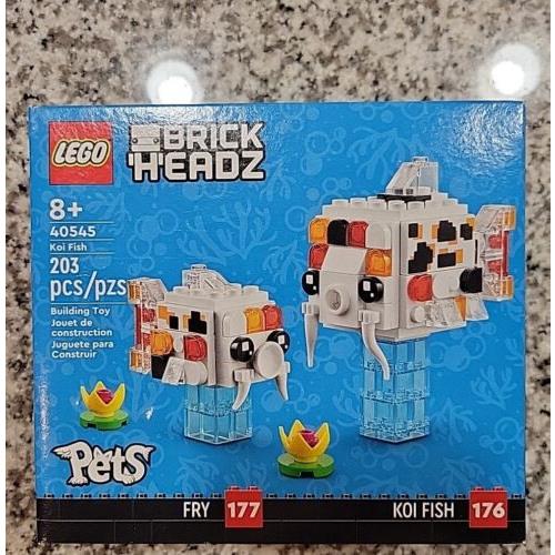 Lego 40545 Koi Fish Brickheadz - - Retired - 203 Pcs