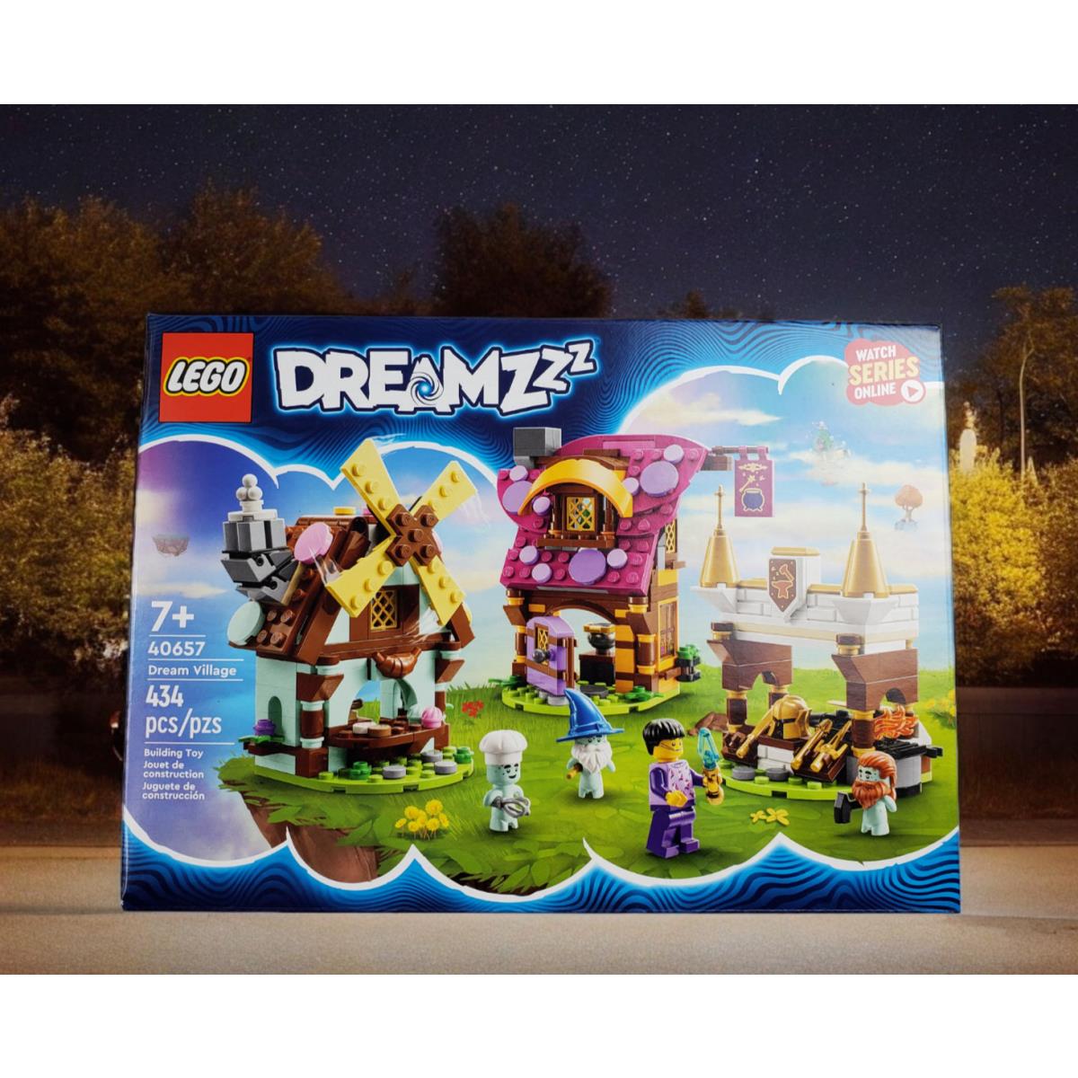 Lego Dreamzzz Set 40657 Dream Village 434 Pieces Jayden Wizard Blacksmith Baker