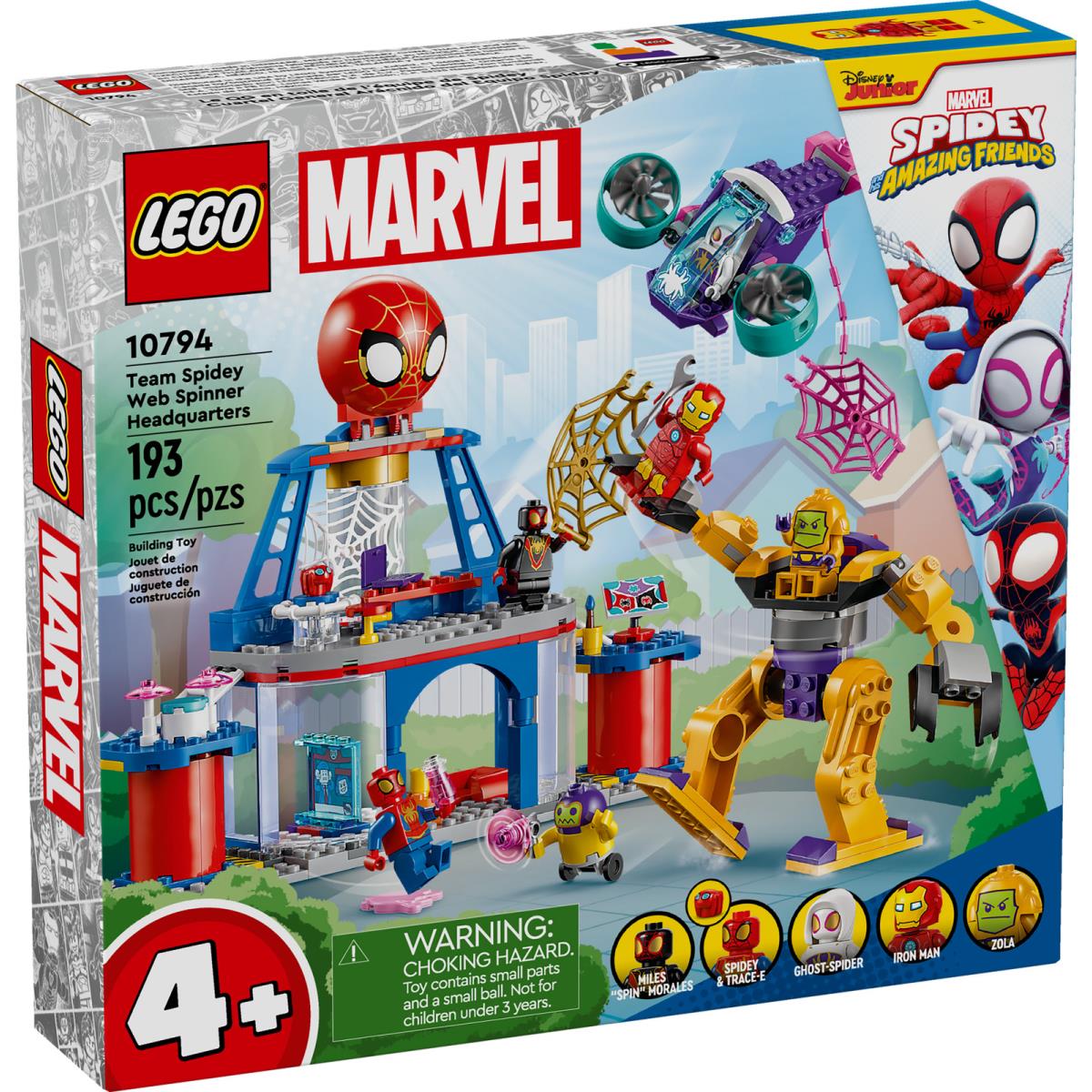 Lego Marvel Spidey and Friends Team Spidey Web Spinner Headquarters 10794