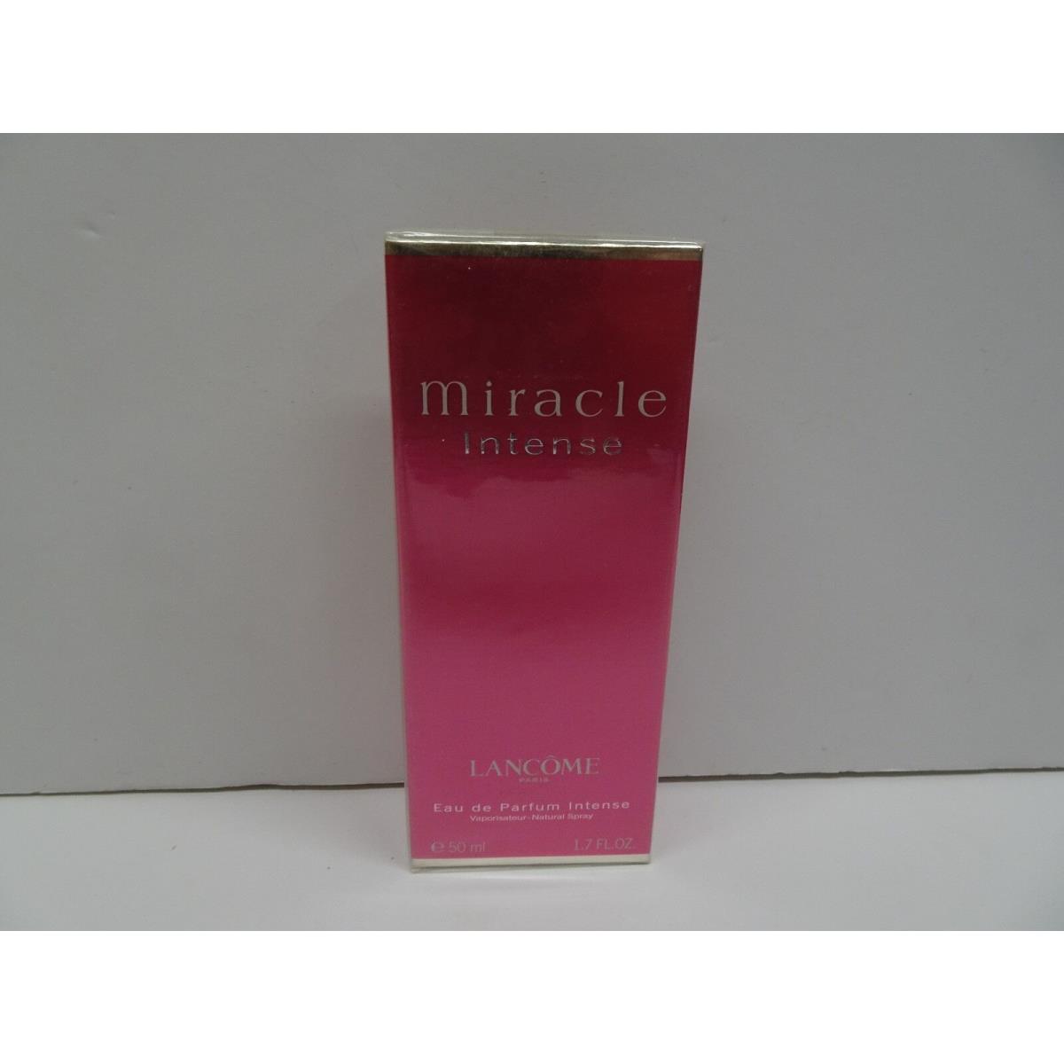 Miracle Intense Lancome 1.7oz Edp Intense Spray Perfume Parfum Women