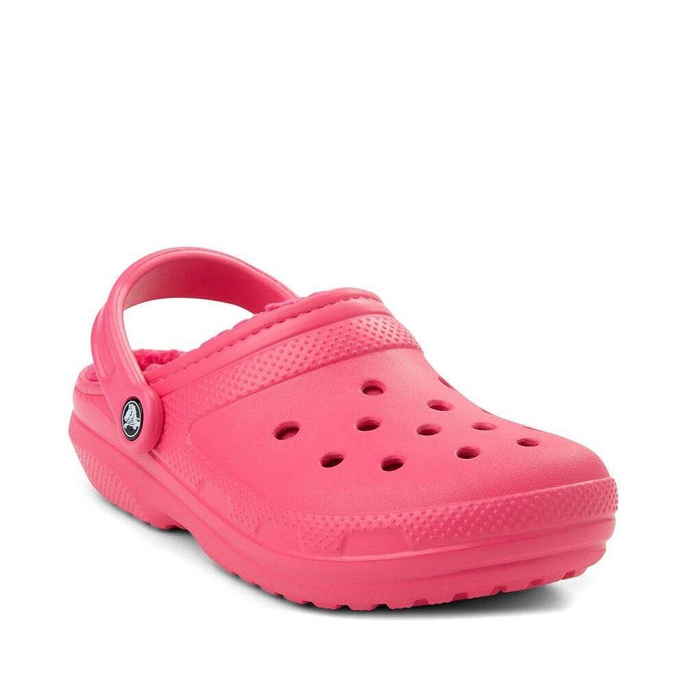 Crocs Classic Lined Clog - Hyper Pink - Pink